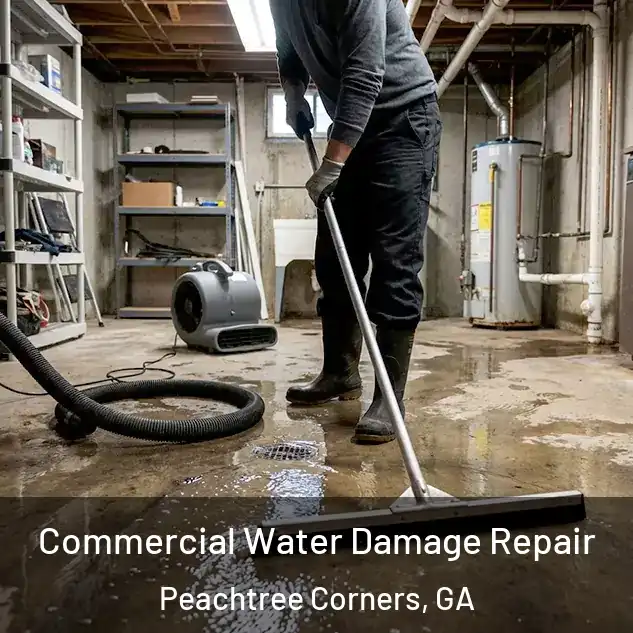  Commercial Water Damage Repair Peachtree Corners, GA