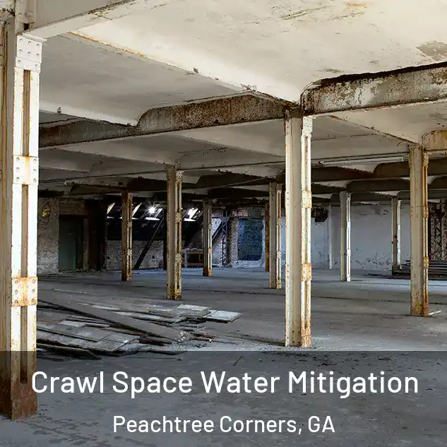  Crawl Space Water Mitigation Peachtree Corners, GA