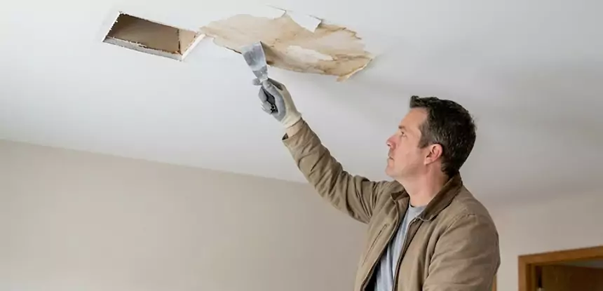 Dry Ceiling After Water Leak in Peachtree Corners