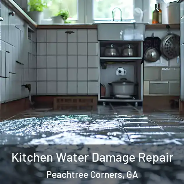  Kitchen Water Damage Repair Peachtree Corners, GA