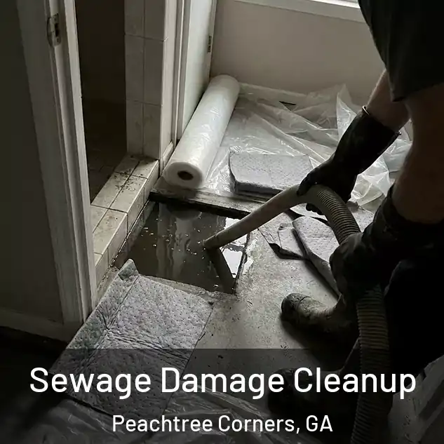  Sewage Damage Cleanup Peachtree Corners, GA