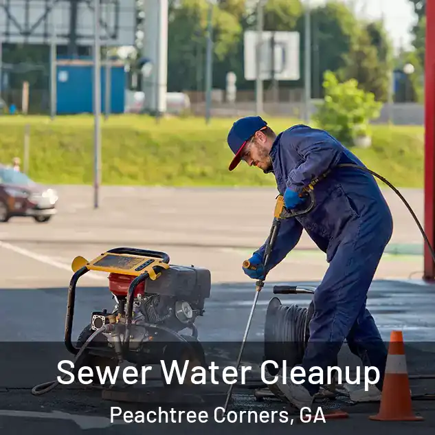  Sewer Water Cleanup Peachtree Corners, GA