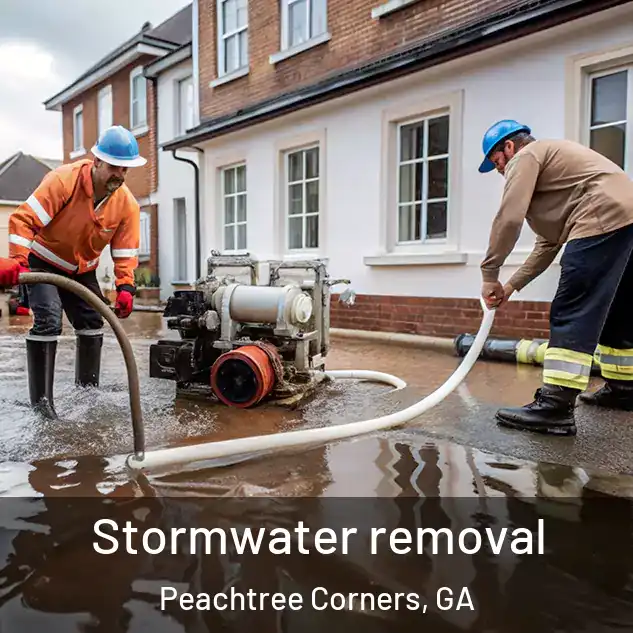  Stormwater removal Peachtree Corners, GA