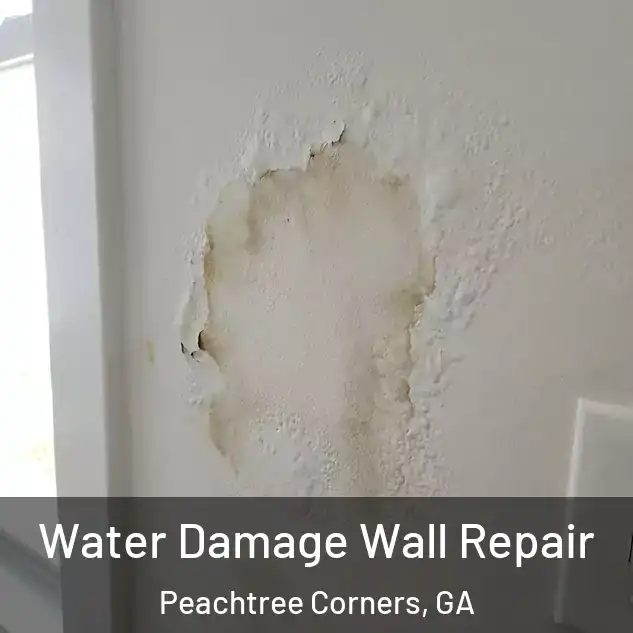  Water Damage Wall Repair Peachtree Corners, GA